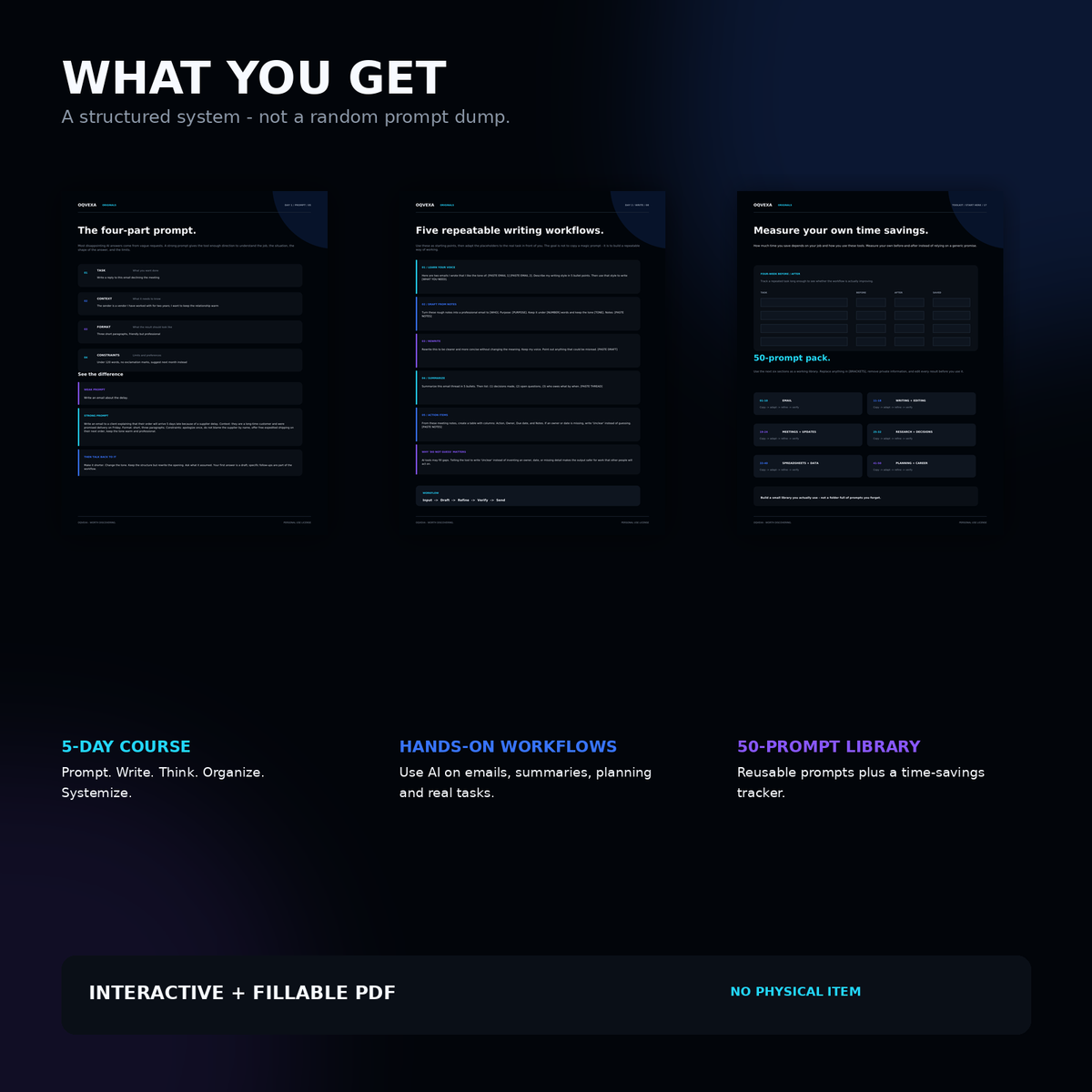 AI AT WORK — The 5-Day AI Productivity System