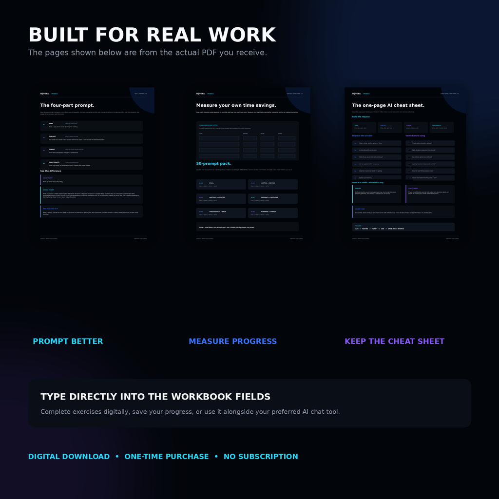 AI AT WORK — The 5-Day AI Productivity System